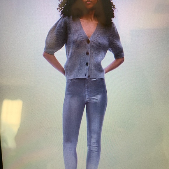 Gap Super Stretch Metallic Skinny Jeans - Picture 1 of 3